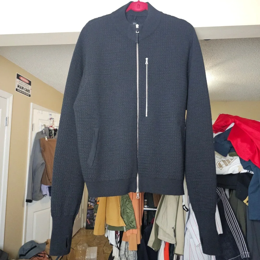 Nike Every Stitch Considered Cashmere Wool Jacket Mens XXL Black